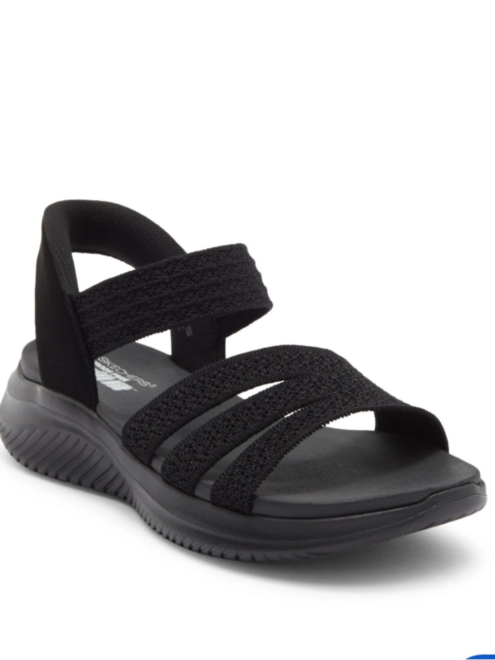NWT Skechers Women's Swift Fit Ultra Flex 3.0 Free Sandal Black Sz. 9